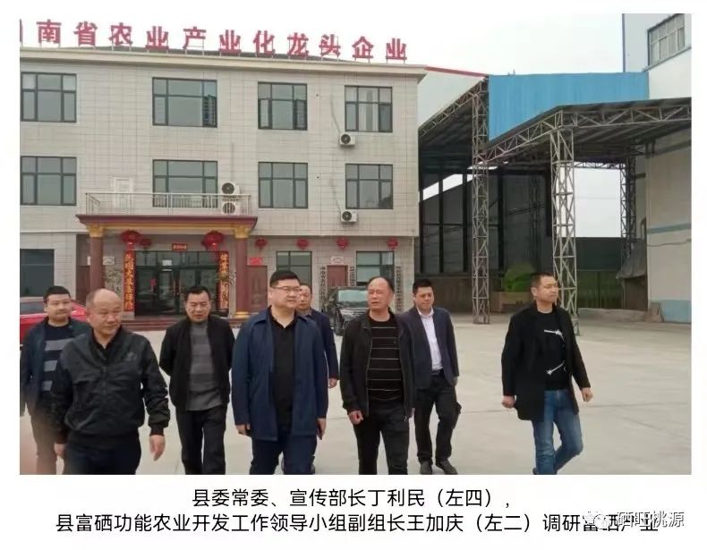 縣委常委、宣傳部長(zhǎng)丁利民調(diào)研富硒基地和預(yù)制菜產(chǎn)業(yè)